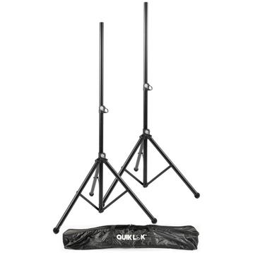 Quiklok S171BK-PAK-BB luidsprekerstatieven  + cover/draagtas