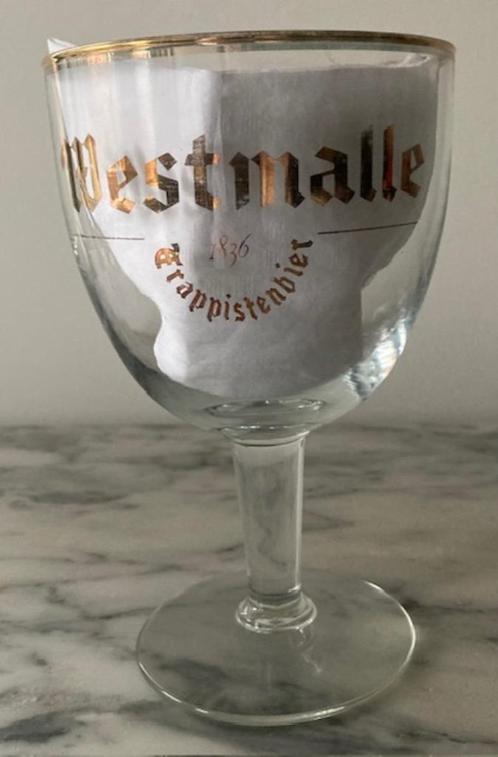 Westmalle jubileum glas 1836-1986, Verzamelen, Biermerken, Ophalen of Verzenden