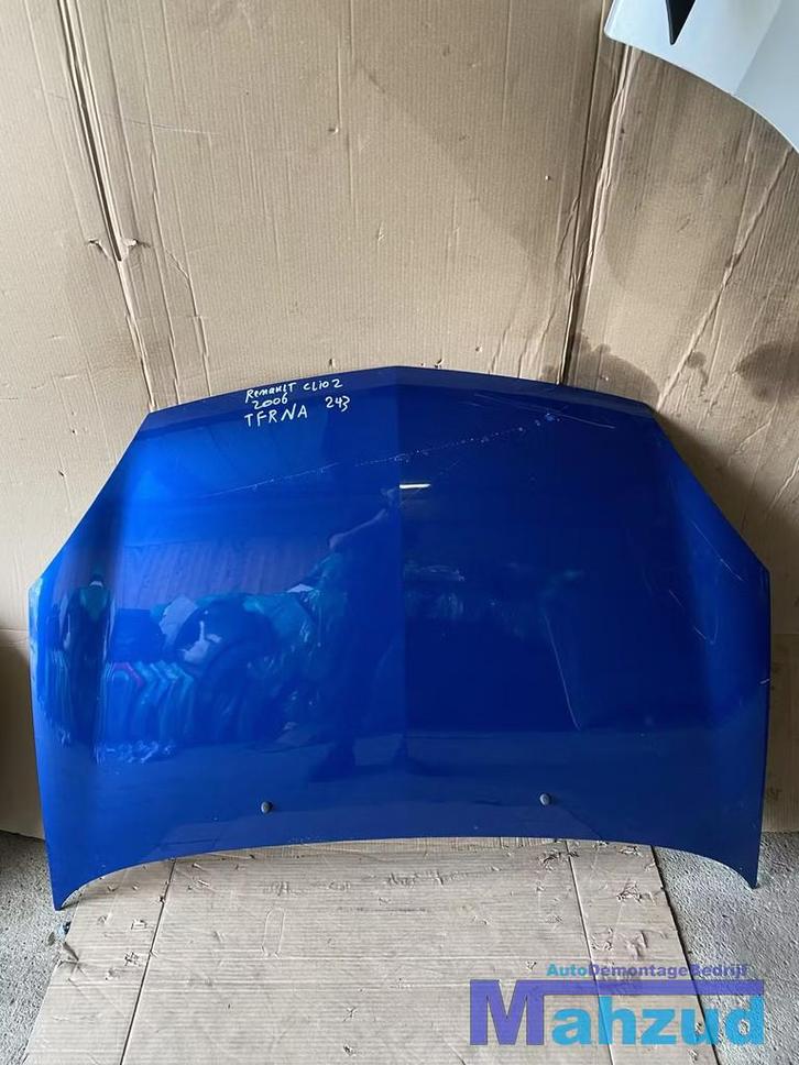 RENAULT CLIO 2 BLAUW TFRNA motorkap, Auto-onderdelen, Carrosserie, Motorkap, Renault, Gebruikt