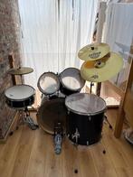 6 delig drumstel Gretsch blauw drumstel, Muziek en Instrumenten, Drumstellen en Slagwerk, Ophalen, Zo goed als nieuw, Overige merken