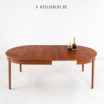 Deense eettafel uitschuifbaar rond/ovaal beschikbaar voor biedingen
