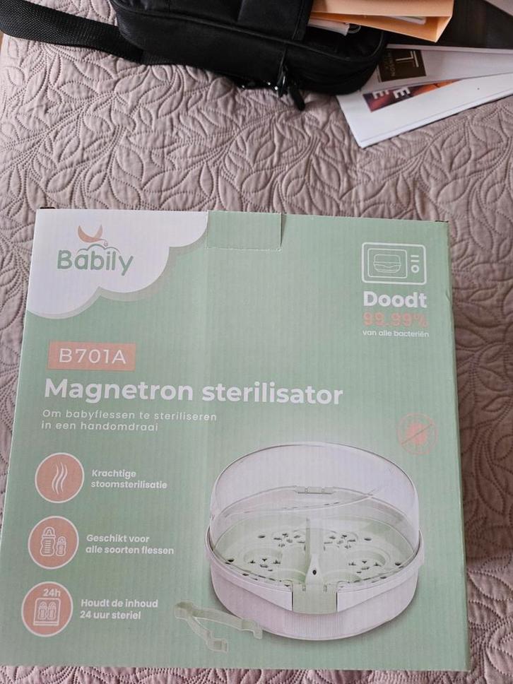 Magnetron Sterilisator Babily, Kinderen en Baby's, Babyvoeding en Toebehoren, Zo goed als nieuw, Sterilisator, Ophalen