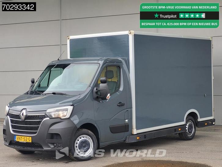 Renault Master 150PK Bakwagen Airco Cruise Luchtvering Meube, Auto's, Bestelwagens en Lichte vracht, Bedrijf, Te koop, Achteruitrijcamera