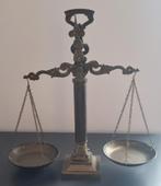 Vintage messing balans weegschaal mid 20e eeuw Hoogte 41cm, Antiek en Kunst, Ophalen
