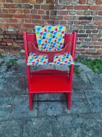 Tripp trapp stokke rood, Kinderen en Baby's, Kinderstoelen, Ophalen, Zo goed als nieuw