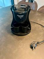 Duo koffiezetapparaat met 2 kopjes voor gemalen koffie, Elektronische apparatuur, Koffiezetapparaten, Ophalen of Verzenden, Gebruikt