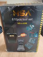 MSA 610pcs tool set, Doe-het-zelf en Bouw, Gereedschapskisten, Ophalen of Verzenden, Gevuld, Nieuw