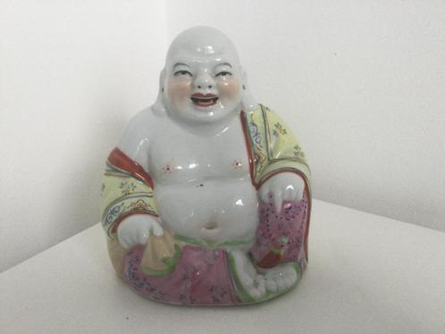 Statue de Boudha rieur famille rose porcelainede Jingdezhen, Antiquités & Art, Art | Art non-occidental, Enlèvement