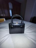 Vintage handtas, Handtassen en Accessoires, Tassen | Damestassen, Ophalen of Verzenden, Gebruikt, Zwart, Handtas