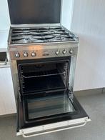 SMEG gasfornuis met oven – Inox – 4 pitten – Werkend, Elektronische apparatuur, Ophalen