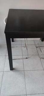 statafel zwart 110 cm * 110 cm hoogte 95 cm, Ophalen, Zo goed als nieuw