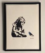 BANKSY: lithografie met certificaat en genummerd van 150, Ophalen of Verzenden