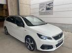 Peugeot 308 SW 1.2 GT-LINE Automaat *Leder/GPS/Pano.Dak*, Auto's, Automaat, USB, Wit, Leder