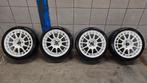 Jantes MAK NTT Pneu Michelin Abarth, Auto-onderdelen, Gebruikt, Velg(en), 17 inch, 205 mm