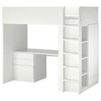 Lit mezzanine + bureau + garde robe, Enfants & Bébés, Enlèvement ou Envoi, Comme neuf, Lit mezzanine