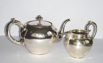 Antiek zilveren 835 koffie/thee set C.J. Begeer, 1886. beschikbaar voor biedingen