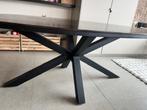 Ovalen tafel - Eiken blad - 200cm - 6 personen, Huis en Inrichting, Tafels | Eettafels, Ophalen, 100 tot 150 cm, Zo goed als nieuw
