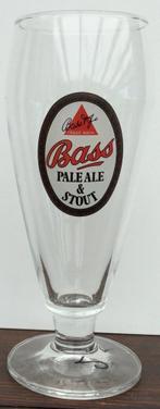bier brouwerij glas Bass op voet Pale Ale Stout Lamot Mechel, Ophalen of Verzenden, Zo goed als nieuw
