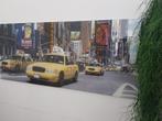 foto in glas zicht straat in N.Y., Ophalen