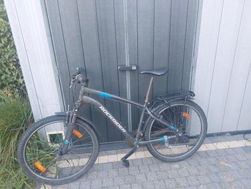Rockrider st100 sport trial, Fietsen en Brommers, Fietsaccessoires | Aanhangwagens en Karren, Gebruikt, Minder dan 20 kg, Vering