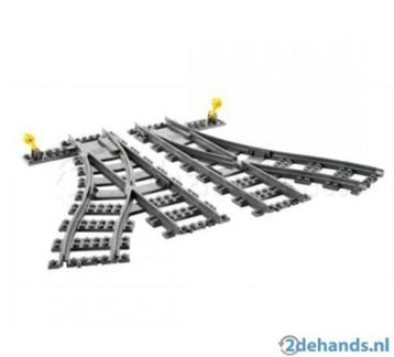 Lego trein: sporen set 1: 10 rechte, 20 bochten + 2 wissels beschikbaar voor biedingen