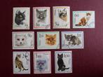 POLOGNE 1966 CHATS oblitérés sans charnière, Timbres & Monnaies, Animal et Nature, Affranchi, Enlèvement ou Envoi