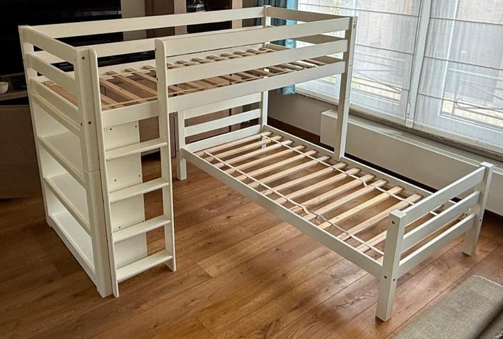 Mooi Stevig Beni L Stapelbed, Kinderen en Baby's, Kinderkamer | Stapelbedden en Hoogslapers, Gebruikt, Stapelbed, Ophalen