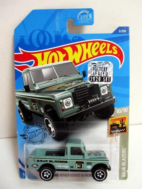 Land Rover Series III Pickup Hot Wheels Factory Sealed 2020, Hobby & Loisirs créatifs, Voitures miniatures | Échelles Autre, Neuf