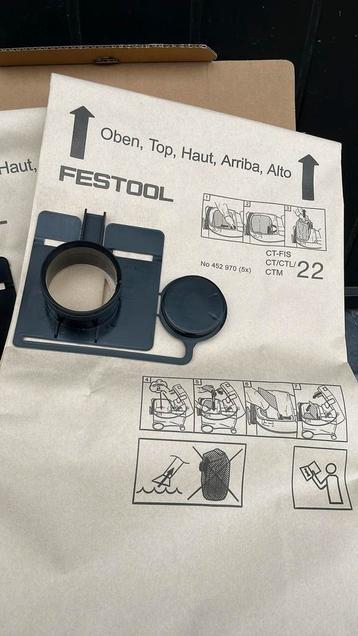 2 stofzuigerzakken Festool 452970  beschikbaar voor biedingen