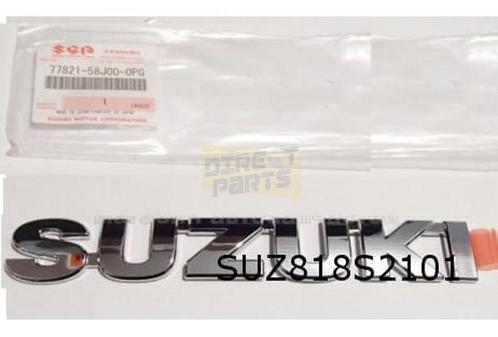 Suzuki embleem tekst ''Suzuki'' achterklep Origineel! 77821, Auto-onderdelen, Carrosserie, Suzuki, Nieuw, Verzenden