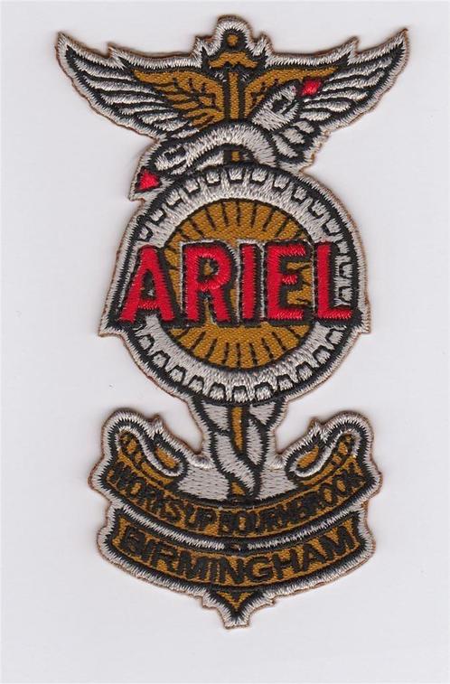 Ariel stoffen opstrijk patch embleem #1, Motoren, Accessoires | Overige, Nieuw, Verzenden