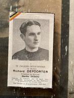 Bidprentje oud wielrenner Richard Depoortere, Ophalen of Verzenden, Bidprentje