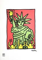 Prachtige Lithografie + certificaat • Keith Haring • Liberty, Ophalen of Verzenden