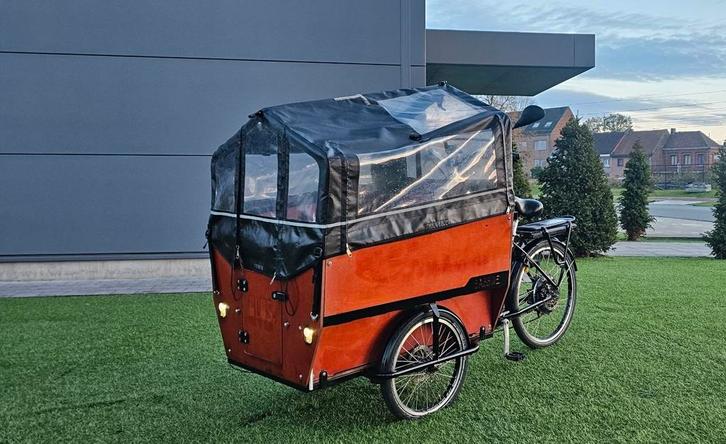 Elektrische bakfiets Babboe Max. voor 6kinderen., Fietsen en Brommers, Fietsen | Bakfietsen, Zo goed als nieuw, 4 kinderen of meer