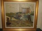 Peinture de chantier naval par P. Boelens, Antiquités & Art, Enlèvement