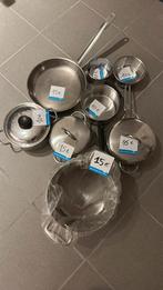 kookpotten, Inox, Gebruikt, Keramische plaat, Overige typen