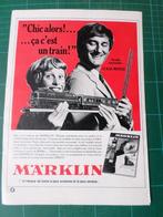 Märklin jouets - publicité papier - 1969, Collections, Enlèvement ou Envoi, Utilisé, Autres types