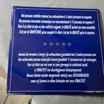 Emaille bord, Enlèvement ou Envoi, Comme neuf, Panneau publicitaire