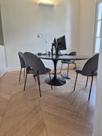 Tafel Eero Saarinen - Knoll - zwart walnoot gerookt - 244 cm, Huis en Inrichting, Ophalen, Gebruikt, Mid century, 100 tot 150 cm