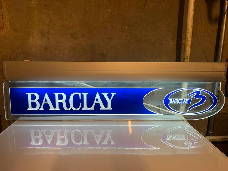Lichtreclamebord Barclay sigaretten/tabak in werkende staat, Verzamelen, Merken en Reclamevoorwerpen, Reclamebord, Ophalen of Verzenden
