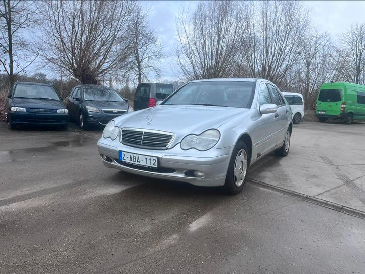 MERCEDES C 180BENZINE VAN 2003 MET 176DKM MET AIRCO, Auto's, Mercedes-Benz, Bedrijf, Te koop, C-Klasse, ABS, Airbags, Airconditioning