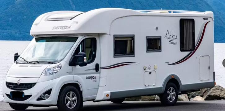 Rapido 791FF, Caravans en Kamperen, Mobilhomes, Particulier, tot en met 4, Half-integraal, Rapido, Fiat, Diesel, Handgeschakeld