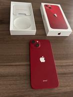 IPhone 13 rood 128gb batterij 88% scherm krasvrij met doos, Comme neuf, 128 GB, 88 %, Rouge