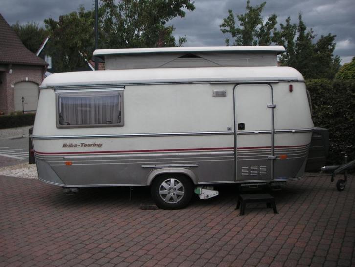 Oldtimer Eriba Troll van 1993, Caravans en Kamperen, Caravans, Particulier, tot en met 3, 750 - 1000 kg, Kleine zit, Eriba, 2 aparte bedden
