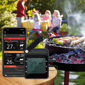 ToGrill 6 Kanaals BBQ thermometer op WiFi en Bluetooth
