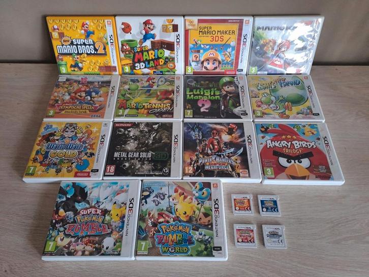 Nintendo 3ds Mario Pokemon Sonic Luigi Yoshi zie lijst, Games en Spelcomputers, Games | Nintendo 2DS en 3DS, Zo goed als nieuw