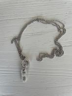 Lange zilveren ketting, Ophalen of Verzenden, Zo goed als nieuw
