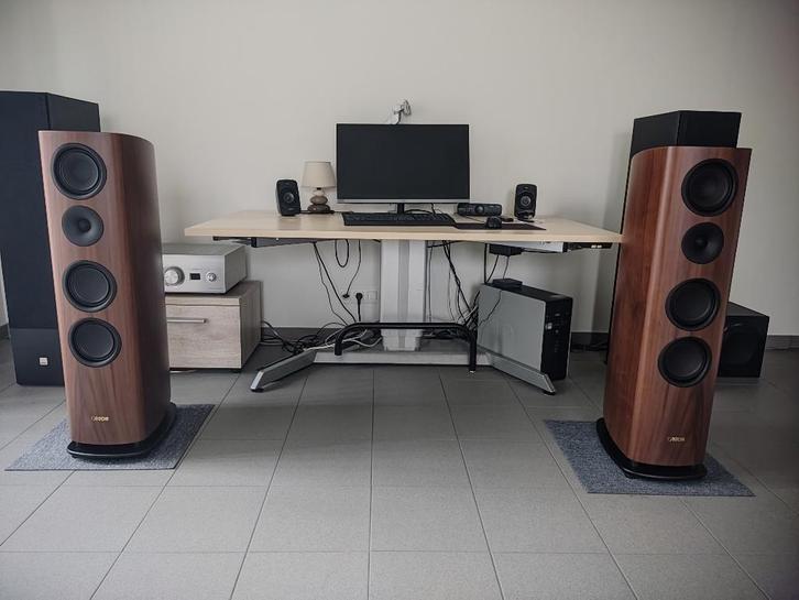 Canton Reference 7 met garantie, Audio, Tv en Foto, Luidsprekerboxen, Zo goed als nieuw, Front, Rear of Stereo speakers, 120 watt of meer