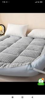 Surmatelas gris 160cm sur 200, Maison & Meubles, Enlèvement, Gris, 160 cm