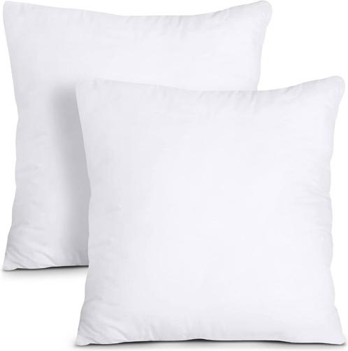 Lot de 2 Coussins de Garnissage 40 x 40 cm, Maison & Meubles, Accessoires pour la Maison | Coussins, Comme neuf, Blanc, Carré